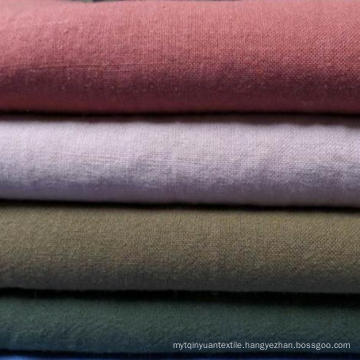 55% Ramie 45% Cotton Blended Fabric 21s Plain Cotton Ramie Fabric